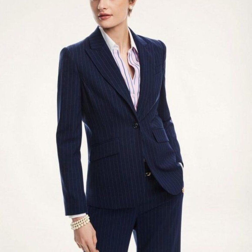 Brooks Brothers BrooksCool Reda Pinstripe Jacket Blazer
